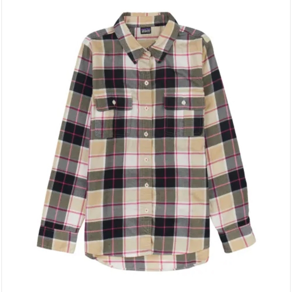 Patagonia Long-Sleeved Featherstone Shirt Twizzle El Cap Khaki